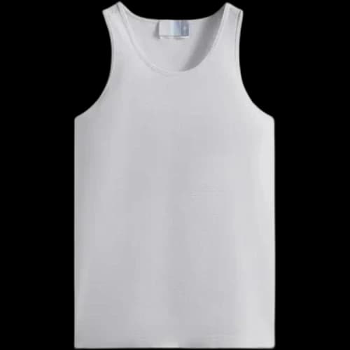 Kith Pointelle Mesh Spencer Tank 'White'