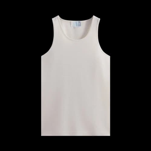 Kith Pointelle Mesh Spencer Tank 'Sandrift'