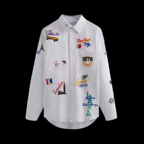 Kith For Otakara NYC Apollo Oxford Button Down Shirt 'White'