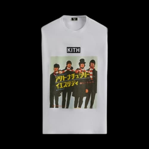 Kith For The Beatles Live From Japan Vintage Tee 'White'