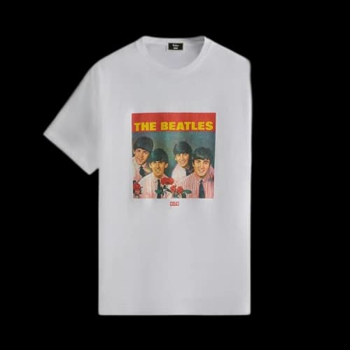 Kith For The Beatles Red Roses Vintage Tee 'White'