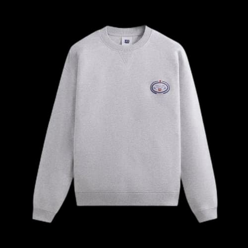 Kith For Wilson Crest Crewneck 'Light Heather Grey'