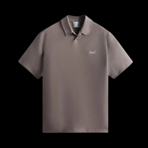 Kith Micro Waffle Drew Polo 'Quicksand'