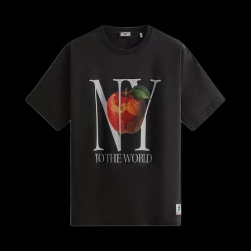 Kith New York To The World Vintage Tee 'Black'