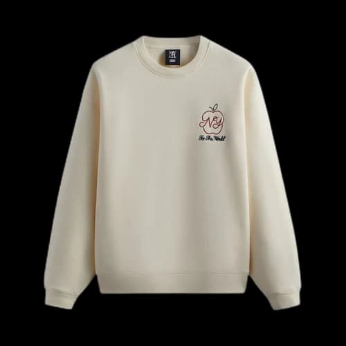 Kith New York To The World Nelson Crewneck 'Sandrift'