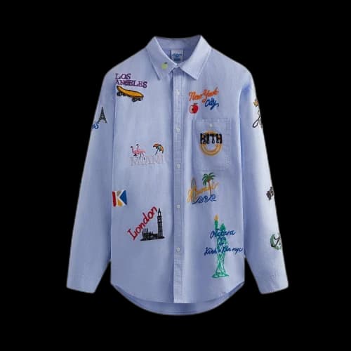 Kith For Otakara NYC Apollo Oxford Button Down Shirt 'Prestige'