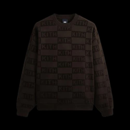 Kith Flocked Monogram Nelson Crewneck 'Studio'