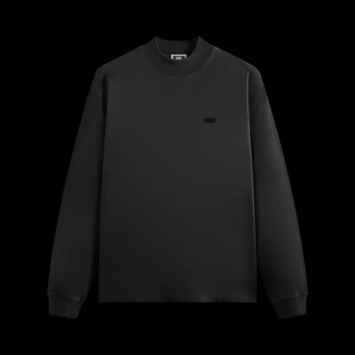 Kith Long-Sleeve Mockneck LAX Tee 'Black'
