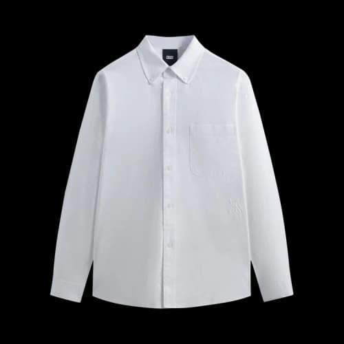 Kith Washed Oxford Apollo Shirt 'White'