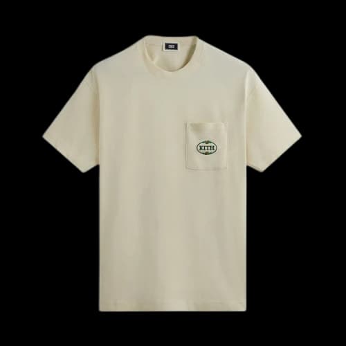 Kith NY Rose Pocket Tee 'Sandrift'