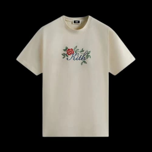 Kith Script Needlepoint Tee 'Sandrift'