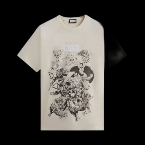 Kith For X-Men Comic Inked Vintage Tee 'Sandrift'