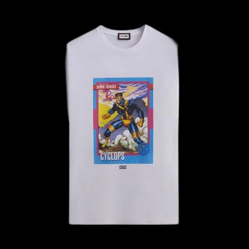 Kith For X-Men Cyclops Card Vintage Tee 'White'