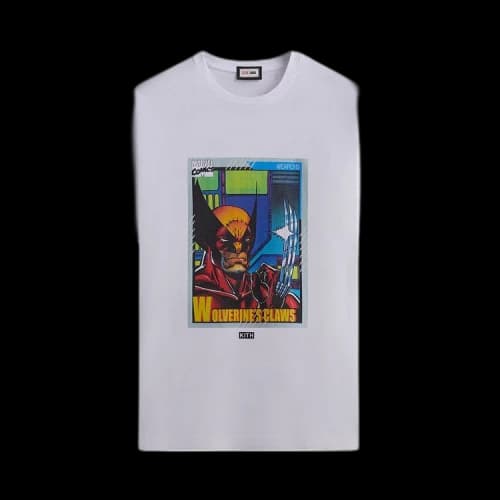 Kith For X-Men Wolverine Card Vintage Tee 'White'