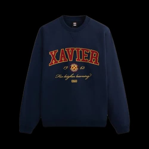 Kith For X-Men Xavier Institute Varsity Crewneck 'Nocturnal'