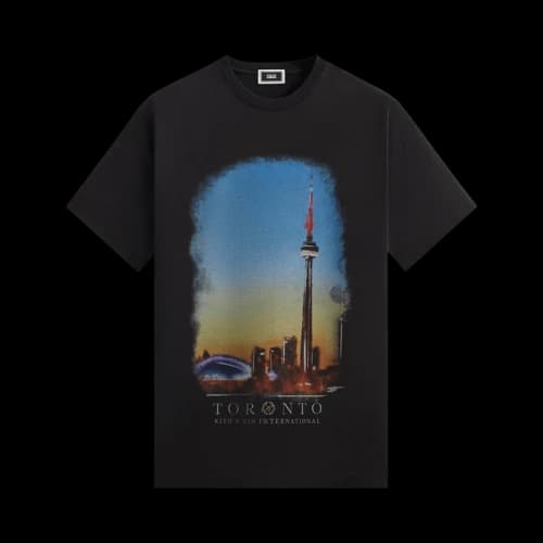 Kith Toronto Skyline Vintage Tee 'Black'