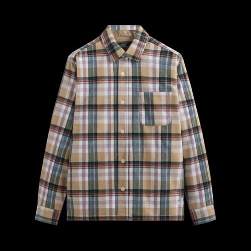 Kith Brushed Flannel Ginza Shirt 'Canvas'