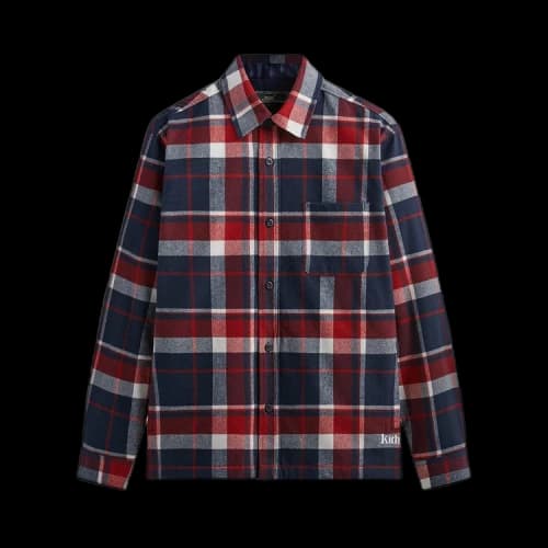 Kith Brushed Flannel Ginza Shirt 'Nocturnal'