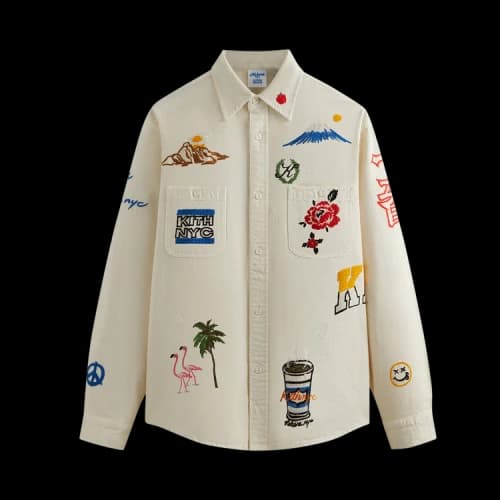 Kith For Otakara NYC Denim Apollo Shirt 'Sandrift'