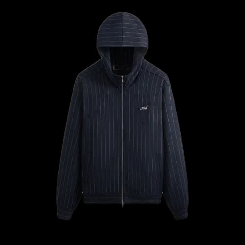 Kith Double Weave Selfridge Zip Up Hoodie 'Nocturnal'