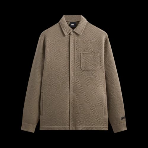 Kith Quilted Interlock Ginza Shirt 'Quicksand'