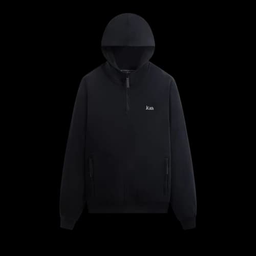 KITH Coleman Quarter Zip Hoodie 'Black'