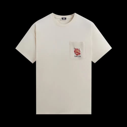 Kith Peony Pocket Tee 'Sandrift'