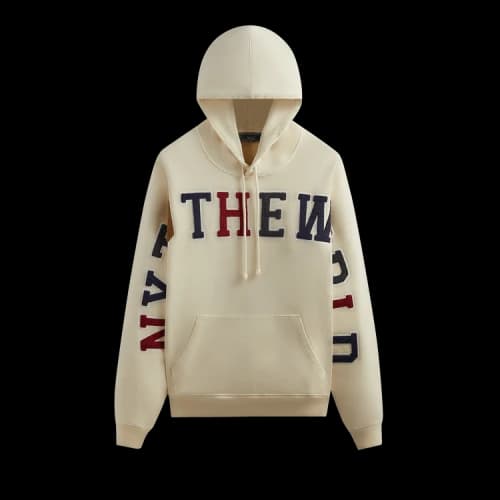 Kith NY To The World Nelson Hoodie 'Sandrift'