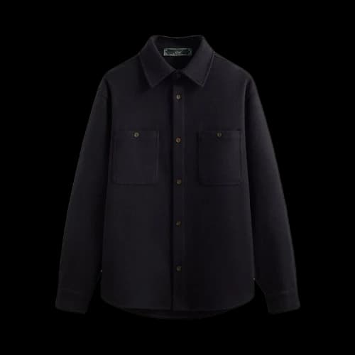 Kith Felted Jersey Apollo Shirt 'Aphotic'