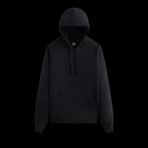 Kith Waffle Edson Hoodie 'Black'