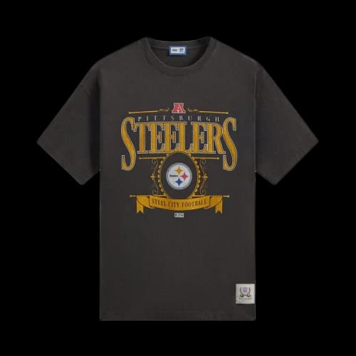 Kith For The NFL: Steelers Vintage Tee 'Black'