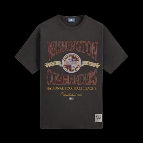Kith For The NFL: Commanders Vintage Tee 'Black'