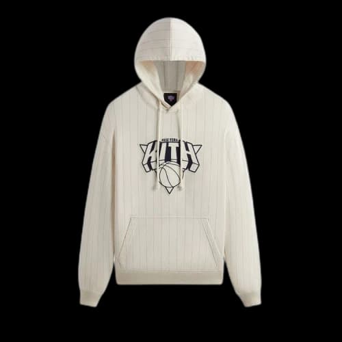 Kith For The New York Knicks NY Pinstripe Williams Iii Hoodie 'Sandrift'
