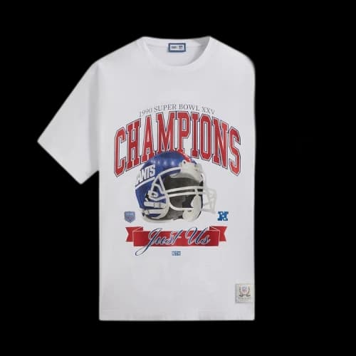 Kith For The NFL: Giants Superbowl Vintage Tee 'White'