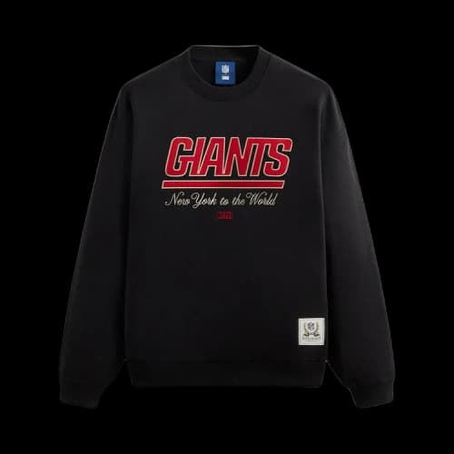 Kith For The NFL: Giants Nelson Vintage Crewneck 'Black'