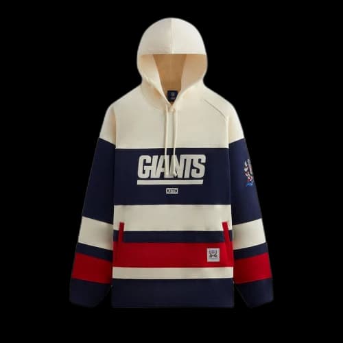 Kith For The NFL: Giants Delk Hockey Hoodie 'History'