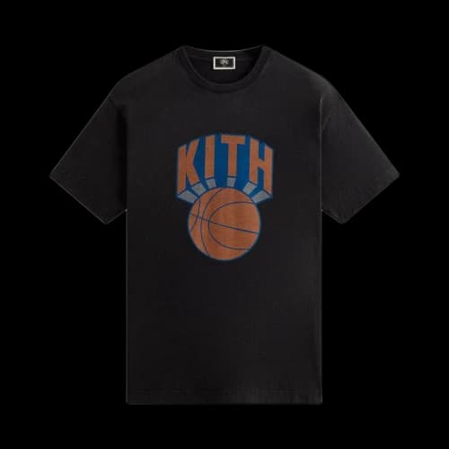 Kith New York Knicks Retro NY Vintage Tee Black
