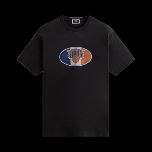 Kith For The New York Knicks NY Insignia Vintage Tee 'Black'