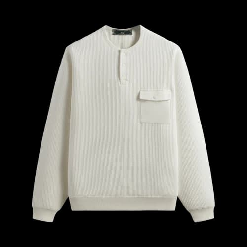 Kith Striped Interlock Samson Henley 'Silk'