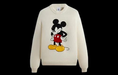 Kith For Mickey & Friends Mickey Crewneck Sweater 'Sandrift'