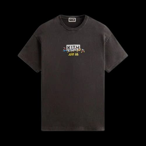 Kith For Mickey & Friends Family Portrait Vintage Tee 'Black'