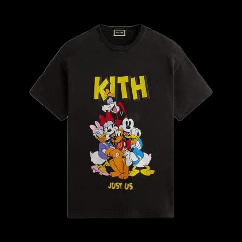 Kith For Mickey & Friends Best Friends Vintage Tee 'Black'