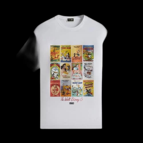 Kith For Mickey & Friends Poster Vintage Tee 'White'