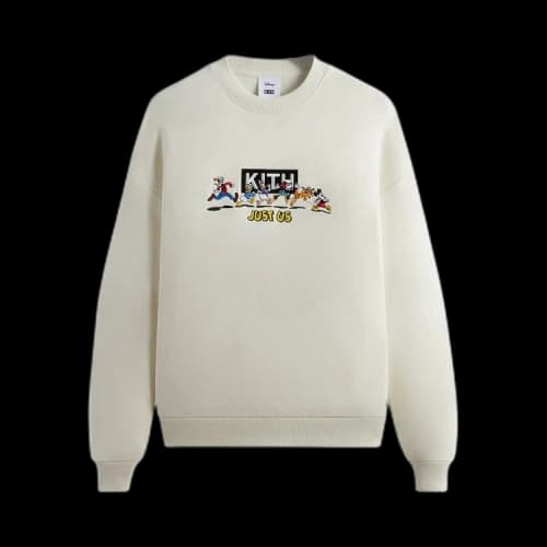 Kith For Mickey & Friends Family Crewneck 'Sandrift'
