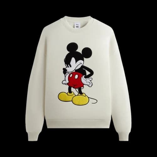 Kith x Disney Mickey & Friends Mad Mickey Vintage Crewneck Sandrift