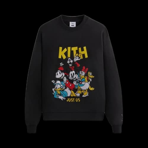 Kith For Mickey & Friends Forever Vintage Crewneck 'Black'