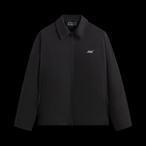 Kith Wrinkle Nylon Jonas Coaches Jacket 'Black'