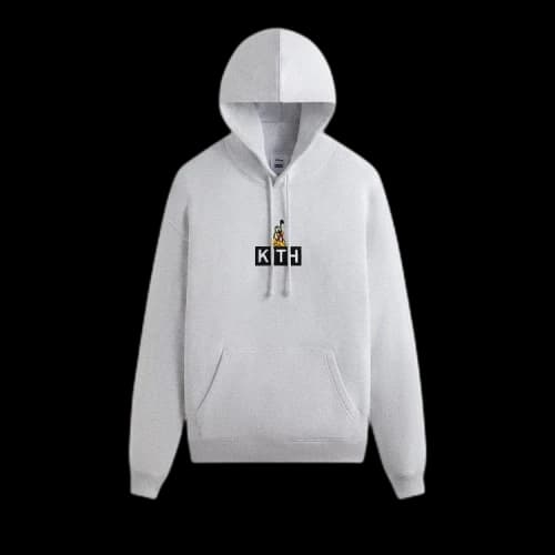 Kith For Mickey & Friends Cyber Monday Pluto Classic Logo Hoodie 'Light Heather Grey'