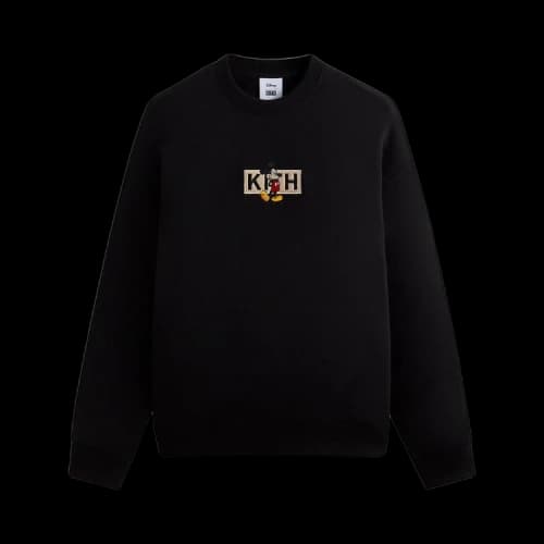 Kith For Mickey & Friends Cyber Monday Mickey Classic Logo Crewneck 'Black'