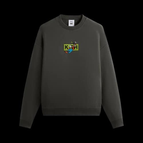 Kith For Mickey & Friends Cyber Monday Goofy Classic Logo Crewneck 'Machine'